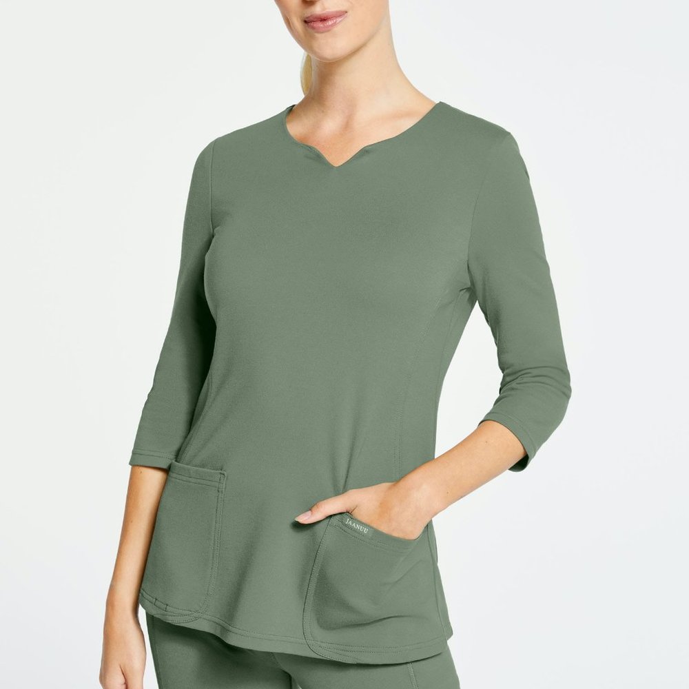 Women's 3/4 Sleeve V-Neck Top